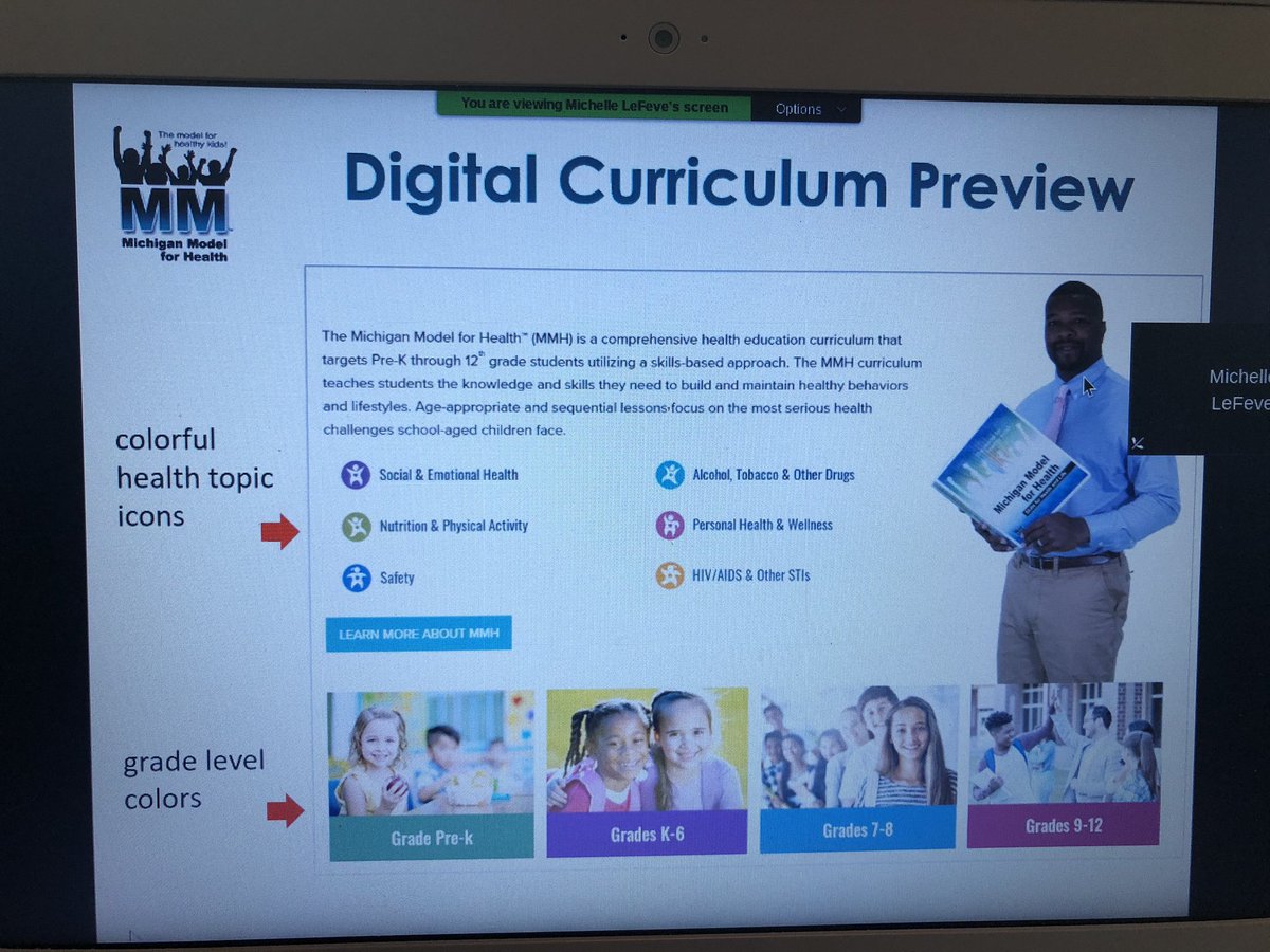 KellyLGough's tweet photo. @SHAPEMichigan @SHAPE_America   Michigan Model for Health has gone Digital!! Yay!! Can’t wait!! Thank you Steve Sukta and Michelle LeFeve.  Great work!! 👍🏼 https://t.co/v6CKTSnPOP