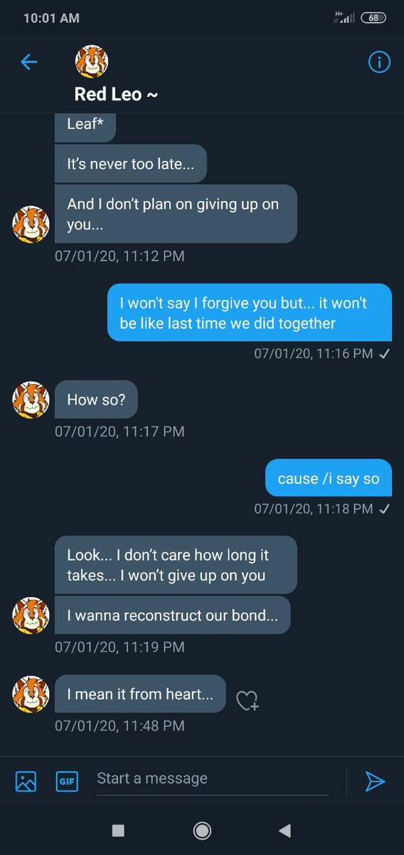 In summary, He was not being honest with me and everyone he closed to him and kept hiding his old past so no one would confront him about it. If he wanted to be friend with me again, he shouldn't said from his last tweet about me...