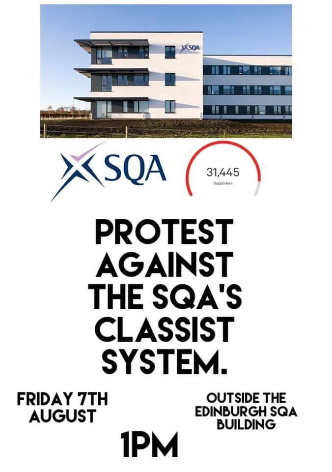 LeahMxree's tweet photo. Still needing people to spread the word #SQAResultsFiasco #SQAResults #resultsday #Edinburgh #protest #edinburghprotest #sqa https://t.co/nyl4uehATO