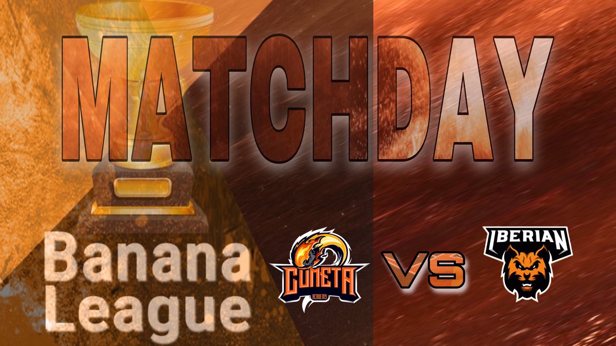 🧡🧡MATCHDAY🧡🧡

<a href="/CometaAcademy/">@Cometa Academy</a>
VS
<a href="/TeamIberian/">Team Iberian</a> 

🔊🔊HOY ⏰18:30🔊🔊

Final en @bananaleague_ nuestros chicos de Academy se lo pondran dificil a nuestros rivales!  

No te lo pierdas!! 

👇🏻👇🏻👇🏻👇🏻👇🏻
twitch.tv/cometateam

#GoAcademy 🧡☄️