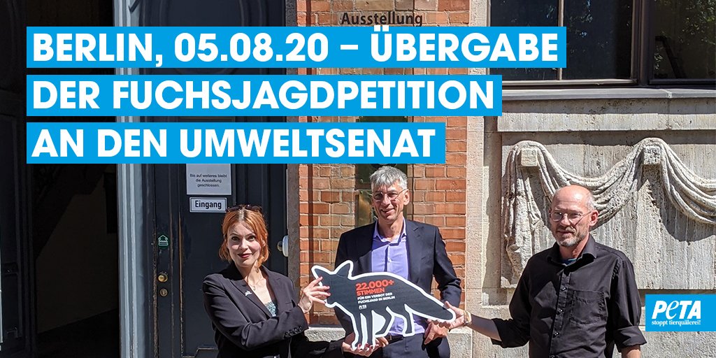 PETADeutschland's tweet image. Mehr als 24.000 #Unterschriften sind bisher zusammengekommen! 😲🙏💚
 
Gemeinsam können wir es schaffen: Lasst uns diesem sinnlosen #Töten ENDLICH ein Ende setzen!
 
👉 PETA.de/fuchsjagd-stop…

#Fuchsjagd