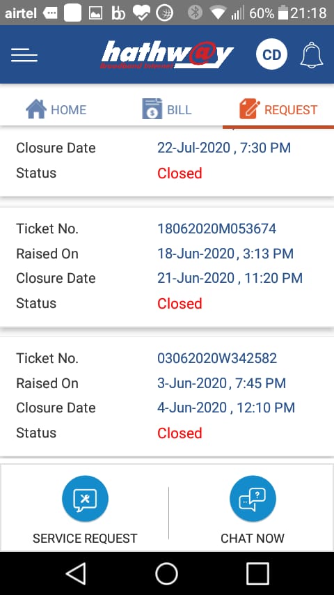 PaChakPunch's tweet photo. @HathwayBrdband Another list since june.5 tickets since june. https://t.co/LU4Qs0l3h0