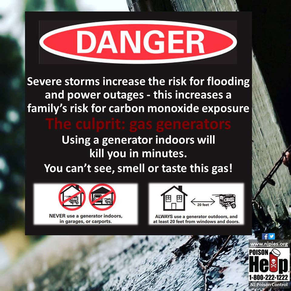 National Weather Service on X: Power outages have their own set of  hazards. Be especially careful with generators — never use them inside or  in garages to avoid carbon monoxide poisoning. Use