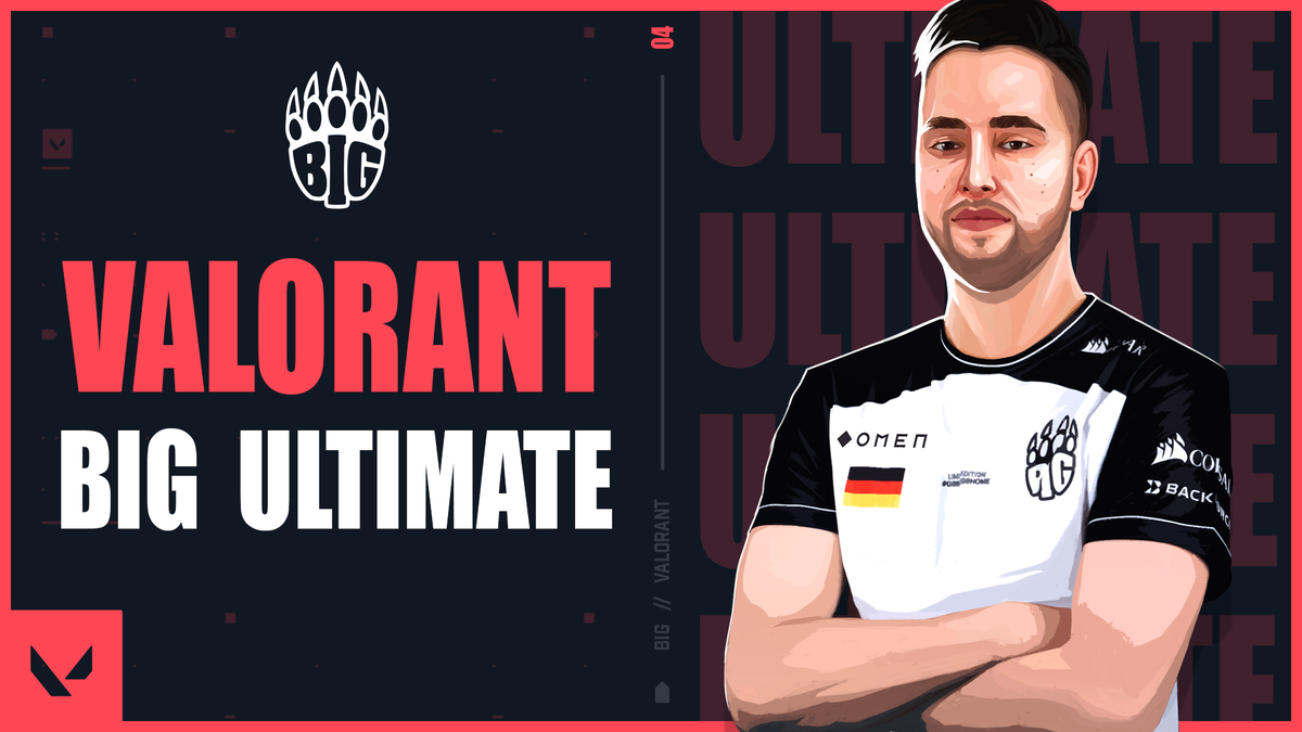 BIGCLANgg's tweet image. 🚨 VALORANT UPDATE 🚨

Please give a warm welcome to @UltimateVT who is joining our @VALORANTDE line-up as our fourth player! 🏆

#GOBIG #BIGValorant
