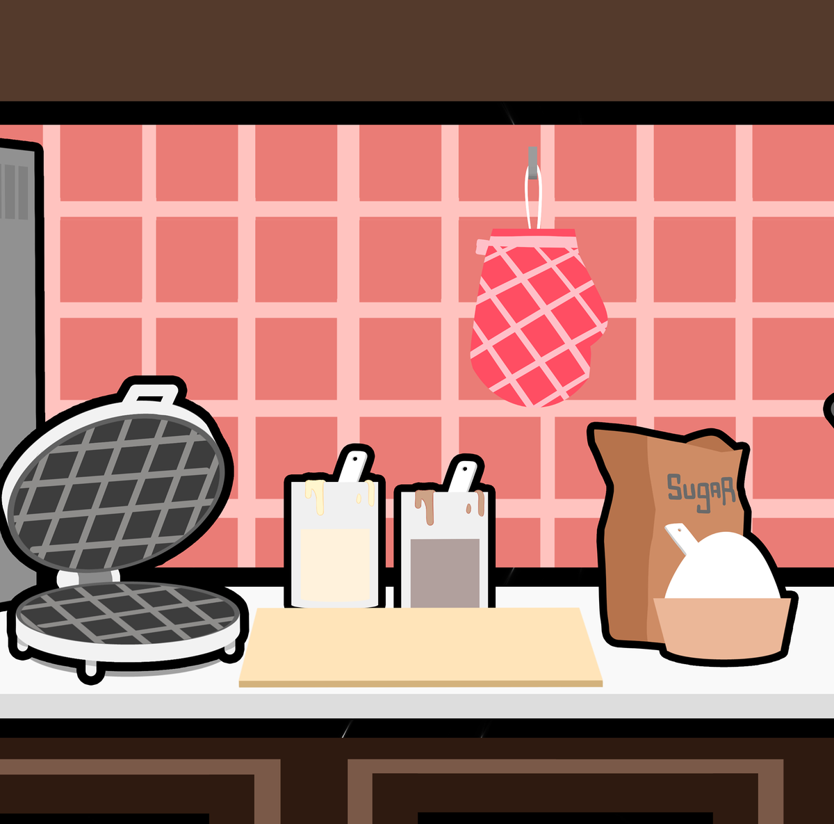 Our kitchen in MakeItCandy game ~~

#gamedev #indiedev