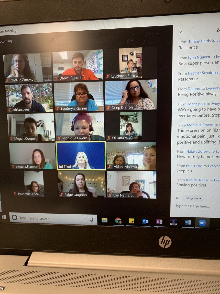 gis_charter's tweet photo. GIS Staff meeting via Zoom! Go Grizzlies! With special guest from CKH Jeff Thorpe with an encouragement for this 2020-21 school year!
@iheartckh
#ubuntu #IBstrong #ignitepositivechange @gcc_charters https://t.co/rB0TIsoIfM