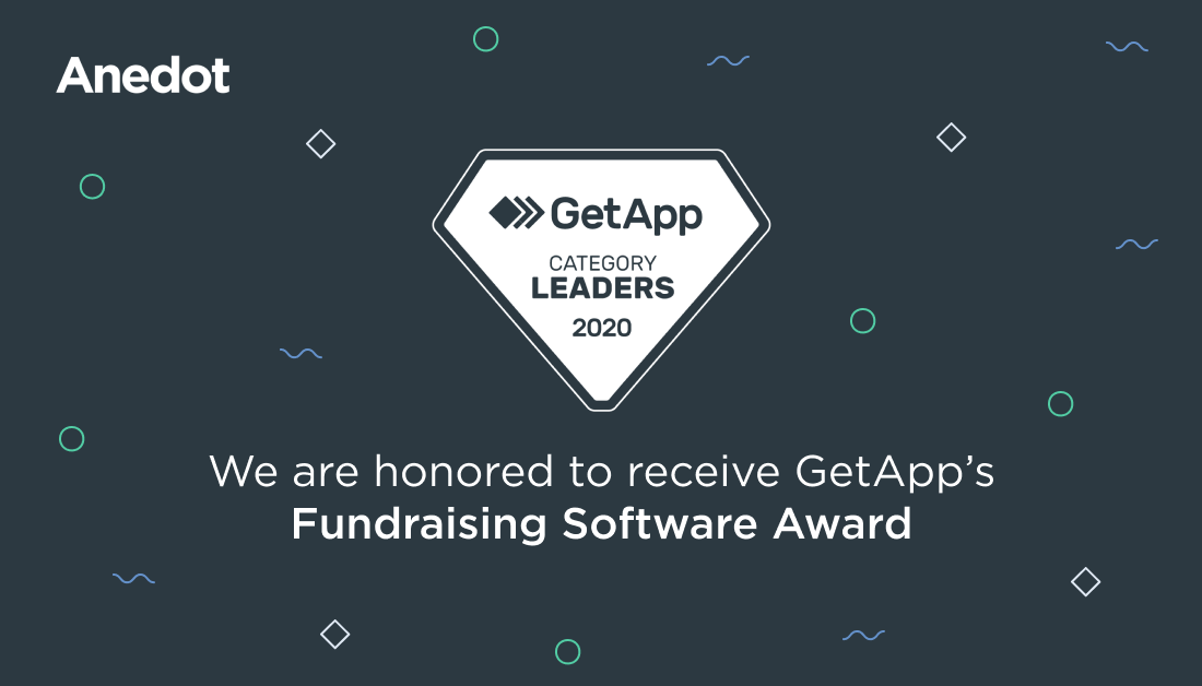 anedot's tweet image. We won another #award! This one is @GetApp's Fundraising Software Award.

Big thanks to our amazing #customers who made this possible!
⁣
If you're not using Anedot yet, now is the time to get started. 

Take your online #fundraising to the next level: bit.ly/33xpoWg
