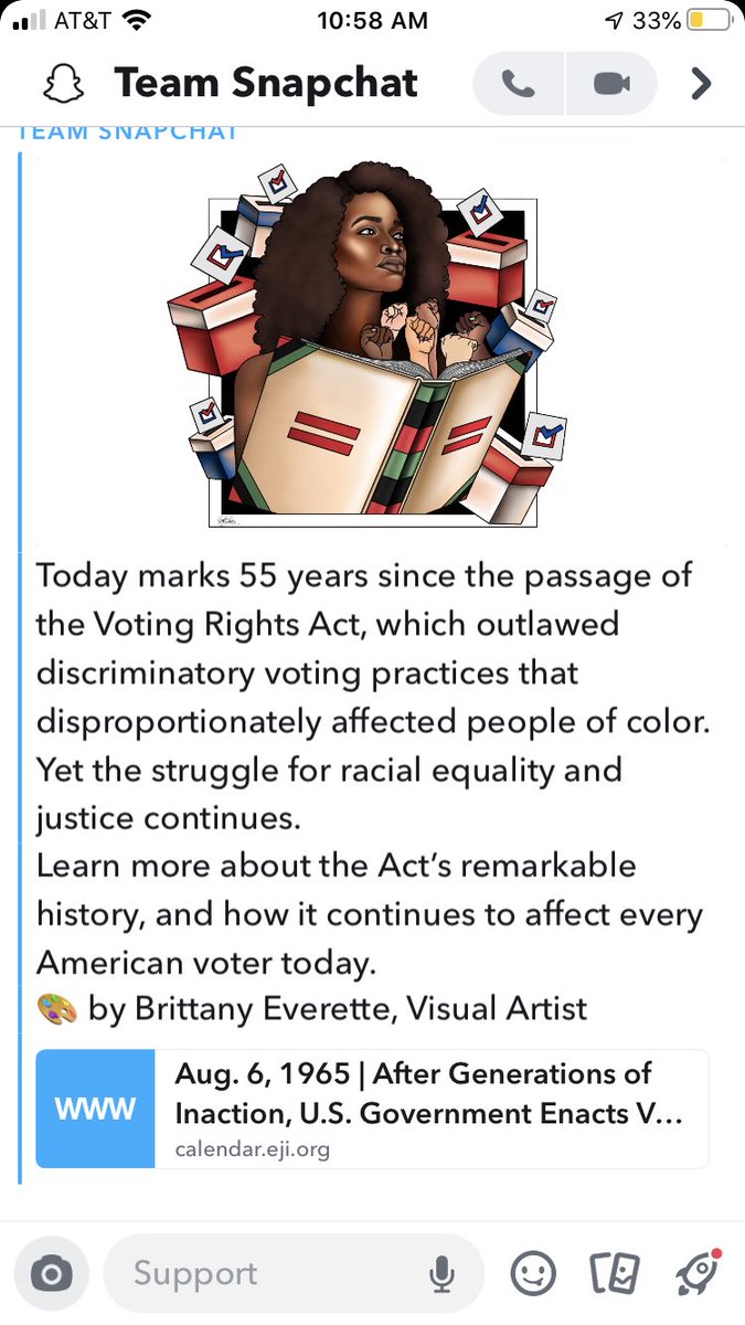 Team Snapchat really just gave me a whole history lesson