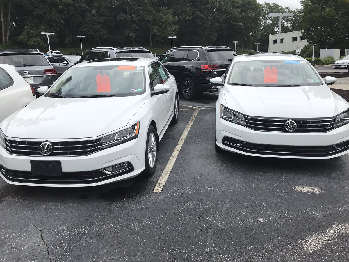 Spergelsport13's tweet photo. So many Certified Pre-Owned Vehicles are abandoned by their owners too early. If you would like to give these VWs a loving home, please send me a DM. These cars are too special to sit on the lot. #vw #CPO #fredbeans #newcar https://t.co/ljRefGcaho