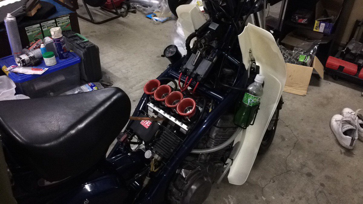 麗冬ーれいちゃん 親父のスーパーカブ 250cc がマジでモンスターすぎる