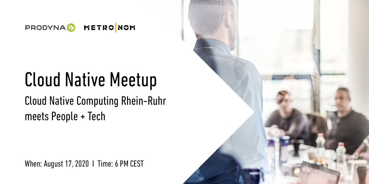 PRODYNASE's tweet photo. Be part of the next co-hosting event of #CloudNative Computing Rhein-Ruhr in cooperation with People + Tech (powered by @wearemetronom). You can expect two exciting talks, and an evening full of knowledge sharing: https://t.co/UQHOCUKIwS https://t.co/QIXCvujeuZ