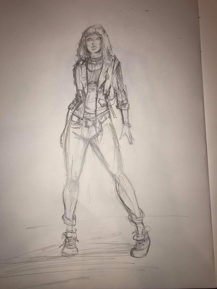 angelicacomics's tweet photo. The story of #Acolyte began with 3 short preludes. The first was the story of #Harla a young orphan girl from Parcillia who’d had to flee her homeworld after the death of a tutor. Here’s some of the concept art for the story by artist #IainCampbell #Comics #indiecomic #comicbook https://t.co/ysSJjyF23a