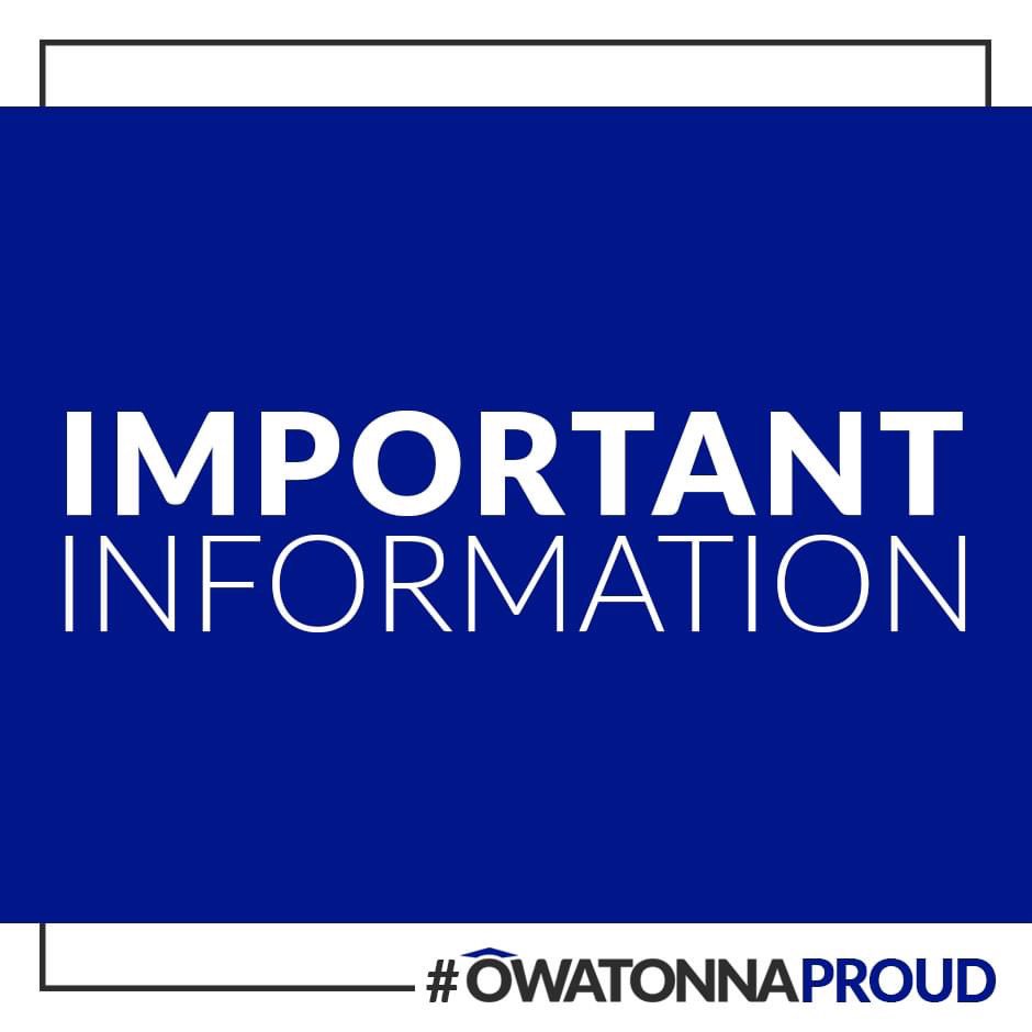 Owatonna761's tweet photo. Parents: Check your email!  

For our school year planning, it is important that ALL families complete the form that was emailed to you by Friday, August 7. 

More information can be found on our safe learning planning site: https://t.co/RGwiXMghfF

#OwatonnaProud https://t.co/A8JuVBtzJx