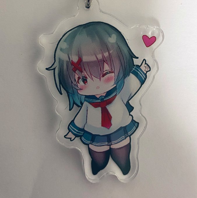 うちの子キーホルダー届いた 