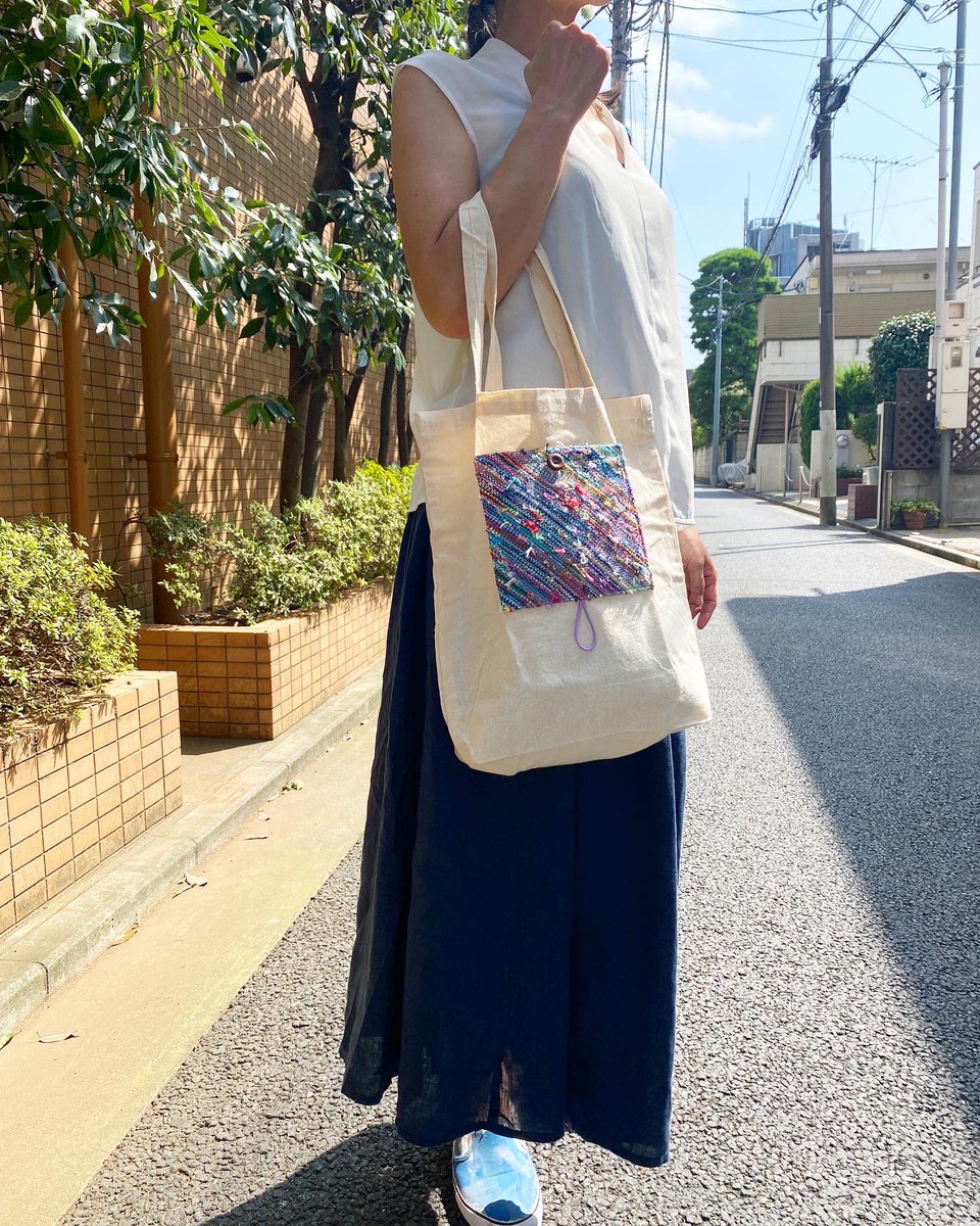 さをり織り エコバッグ - 通販 - toptelha.net.br