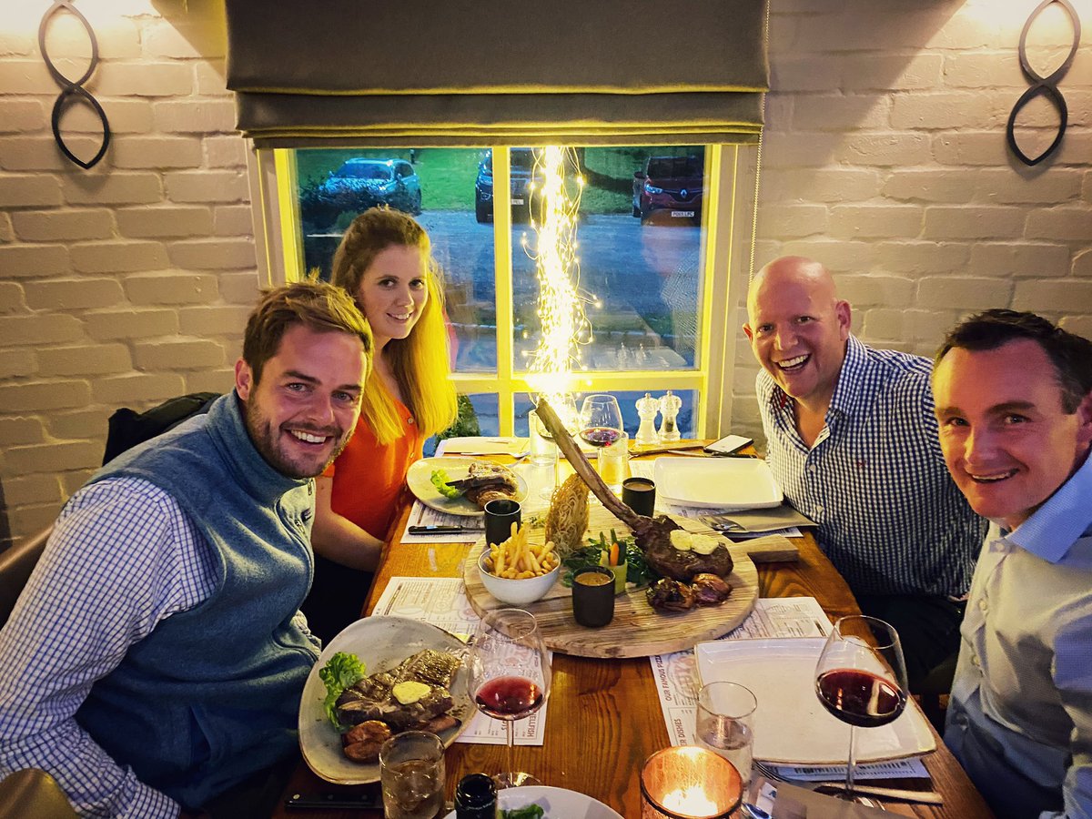 GTHamlet's tweet photo. The 1kg Tomahawk steaks were a favourite this week 🍽🥩🍷#britishbeef #keepbritainfarming #tomahawk #guyseatingestablishment https://t.co/iIH816xaRX