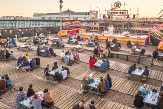 Hey @itvnewsmeridian, you should cover <a href="/warrenfestival/">The Warren</a>'s new Covid-safe arts venue on Brighton seafront this weekend! Lifeline for city's struggling performers and a brilliant opportunity for public to see live shows again. Pic by <a href="/JJWALLERPHOTOS/">JJ Waller</a>.