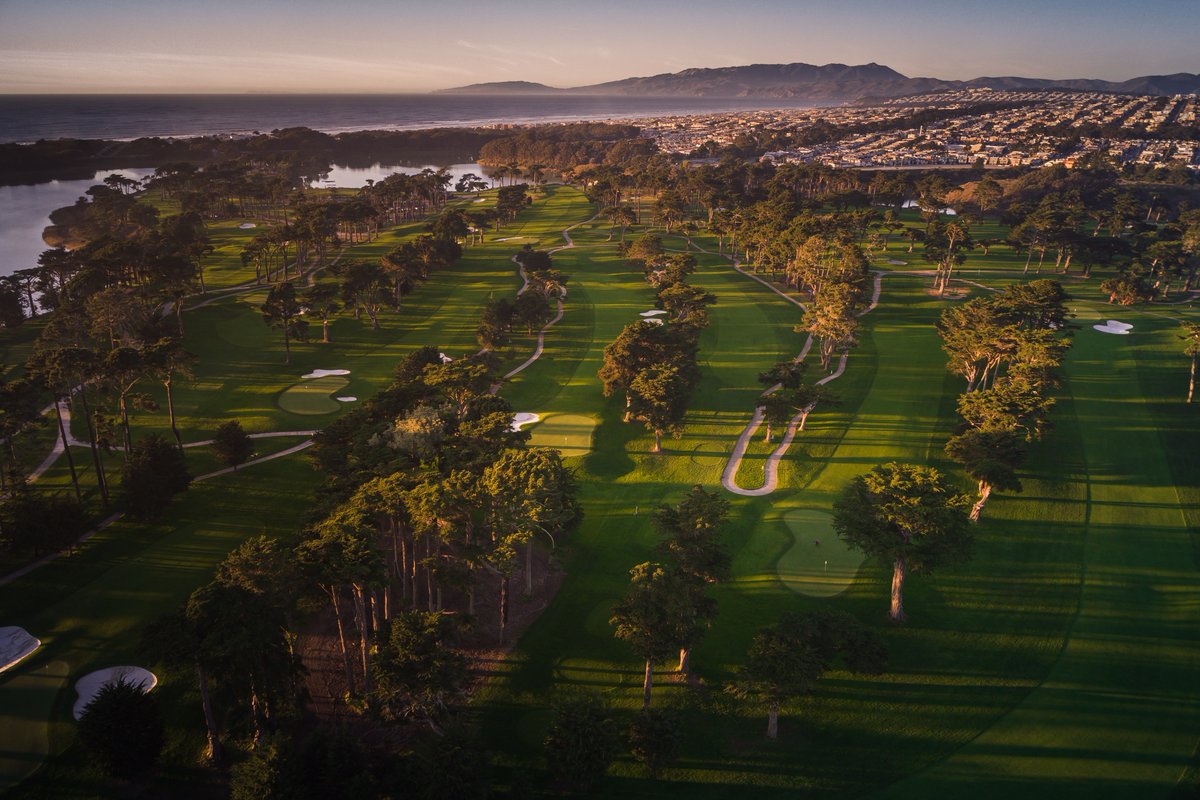 JoePompliano's tweet photo. The PGA Championship tees off today at San Francisco's TPC Harding Park, considered "the most unpretentious site ever to host a major".

Harding Park is a city-owned course that hosts over 65,000 rounds per year, costing as low as $50 to play. https://t.co/Kg4wEWoBG4