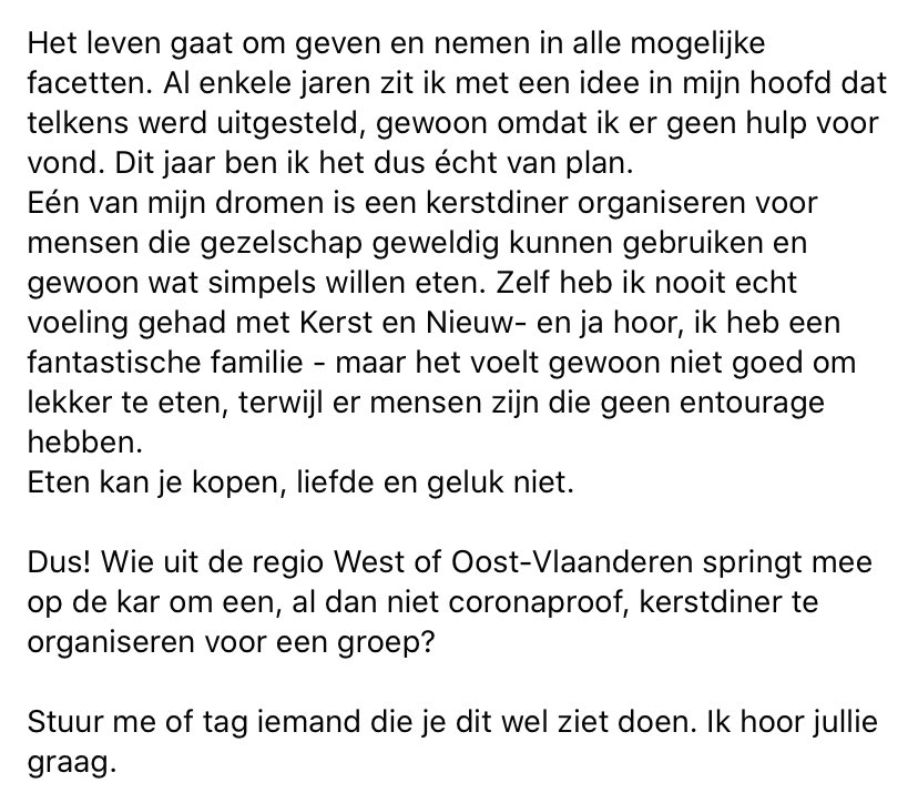 Wie doet mee? #kerstvoorjouenmij 👇🏻