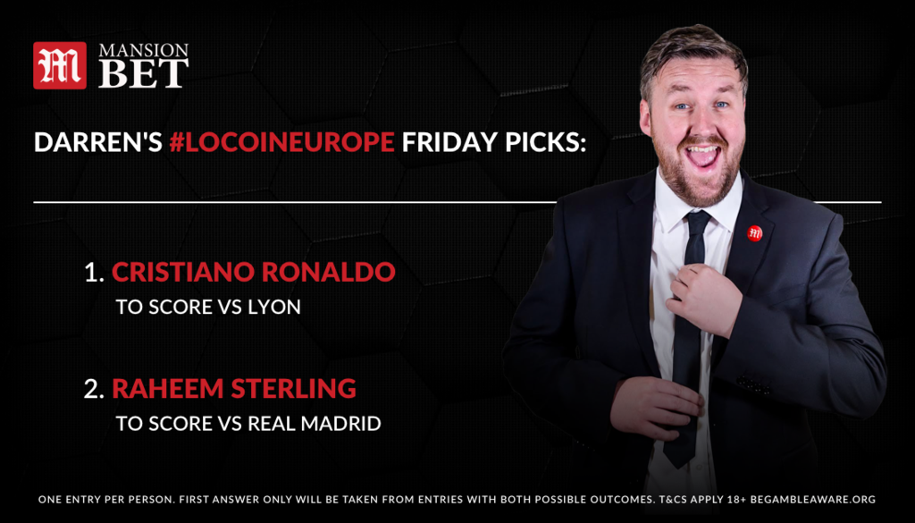 MCCCSHCas's tweet photo. 🚨 COMPETITION TIME! 🚨

@DFImpressionist has made his #UCL selections 👀 

✅ Reply #LocoYES if you like Darren’s Double &amp; be entered into a £50 FREE BET draw if it lands

❌ Reply #LocoNO if you don’t like Darren’s double &amp; be entered into a £10 FREE BET draw if it loses https://t.co/qO5SpPtBhf