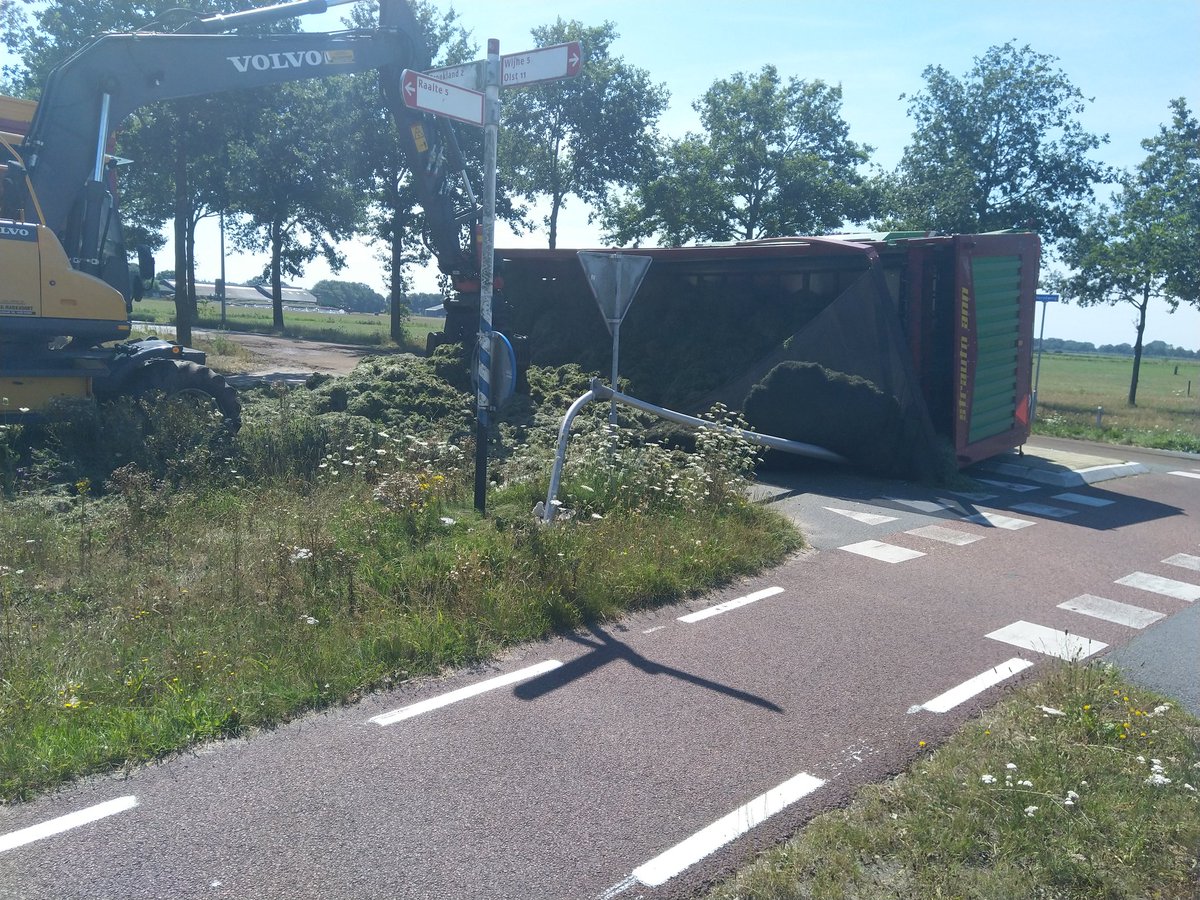 Melding ongeval Wijheseweg Broekland