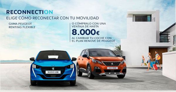 TalleresColchon's tweet photo. Renting flexible por el tiempo que necesites, o hasta 8.000 € de ventaja al cambiar tu coche con el Plan Renove Peugeot. Descúbrelo: https://t.co/KirF4e948H https://t.co/I9N1cfAEeg