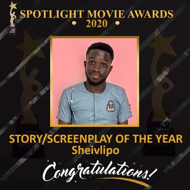 sheivlipo's tweet photo. Congratulations to all of us for winning this two amazing awards.We won the Best Director of the Year and Best Story/Screenplay of the Year at the first edition of Spotlight Movie Awards (Central Region).This is for all of us and thank you for your vote ✊✊🙏🙏❤❤.!!! https://t.co/POVwnXrYoT