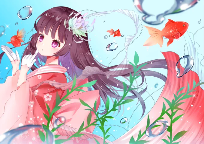 金魚姫?*゜

#オリジナル
#創作 