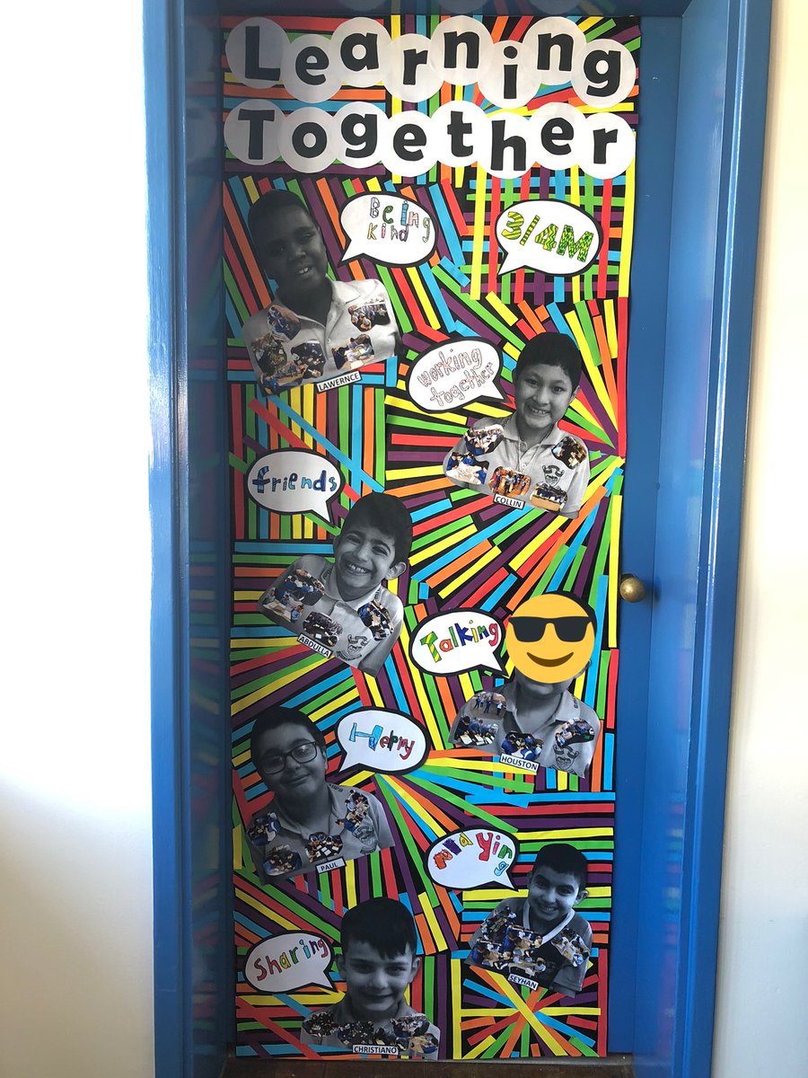 Celebrating #EdWeek20 with a door competition <a href="/SmithfieldPS/">Smithfield PS</a>. Loved the words the boys came up with to describe #learningtogether