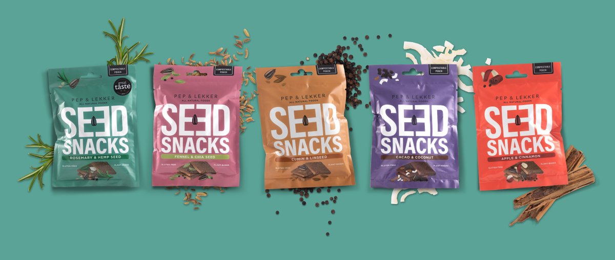 HeritageHallUK's tweet photo. Say hello to Pep and Lekker - tantalising snacks (which are vegan too) that are full of appetite appeal and jam-packed with nutritionally beneficial ingredients #pepandlekker #healthysnack #alternativesnacks #vegan #seeds #minerals #bestofbritish #britishsnacks #England https://t.co/4DQquWqFNy