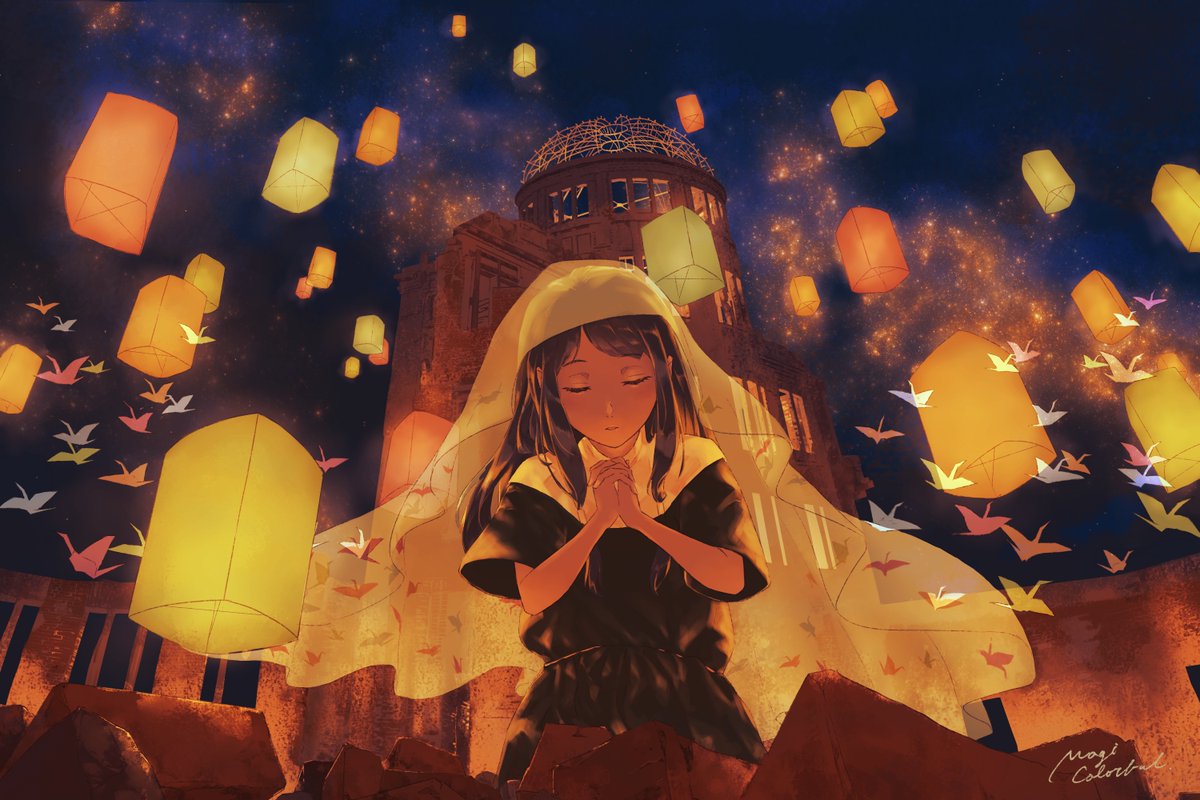 Magicolorful 静かな祈り イラスト Illustration 原爆の日
