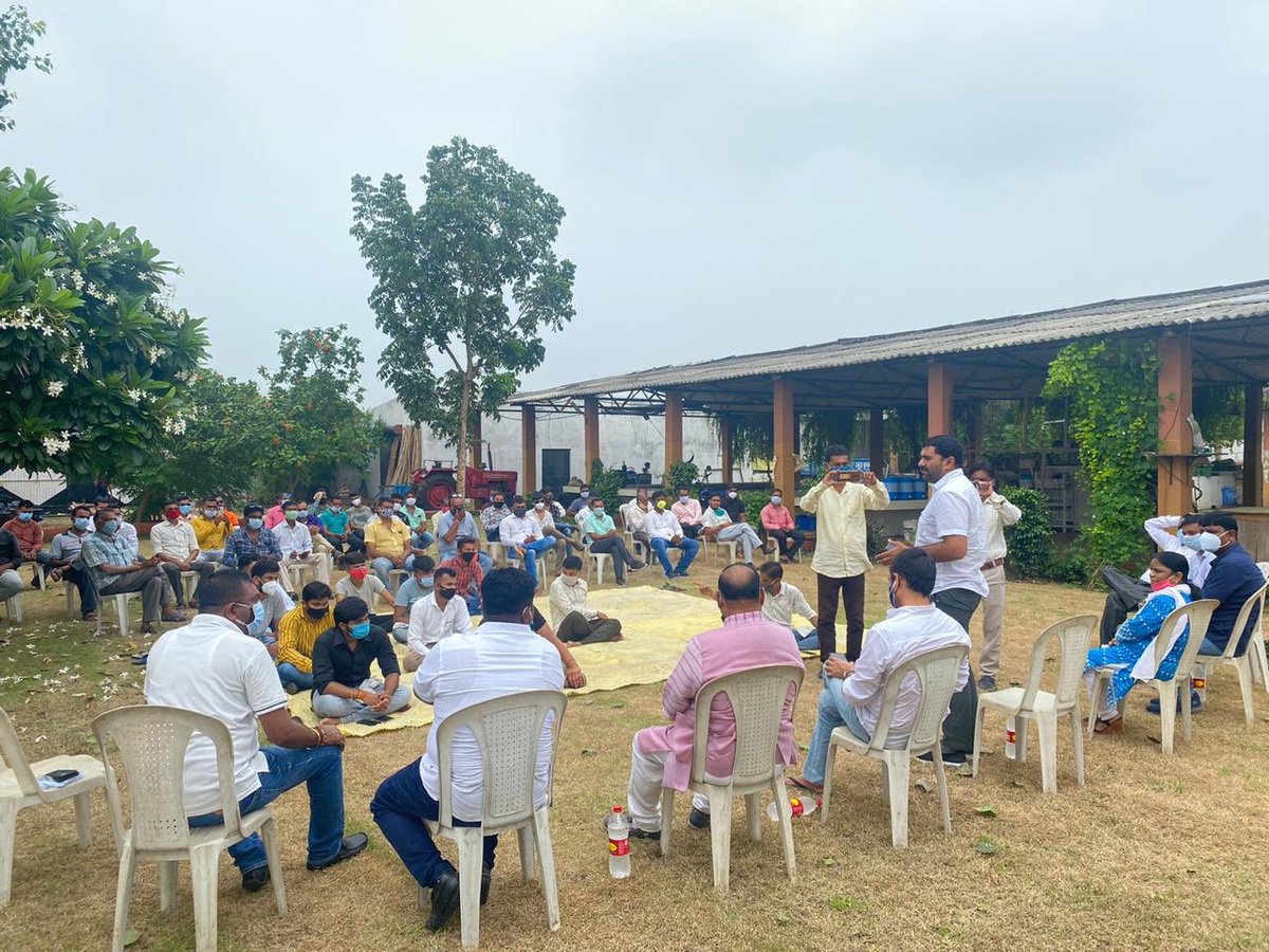 sitaramlamba's tweet photo. Attended @IYCGujarat Assembly Level meeting in Karjan #Varodra with @GulabsinhRajput ji
Discussion on upcoming By polls & our role. https://t.co/5EYhM7NLiH