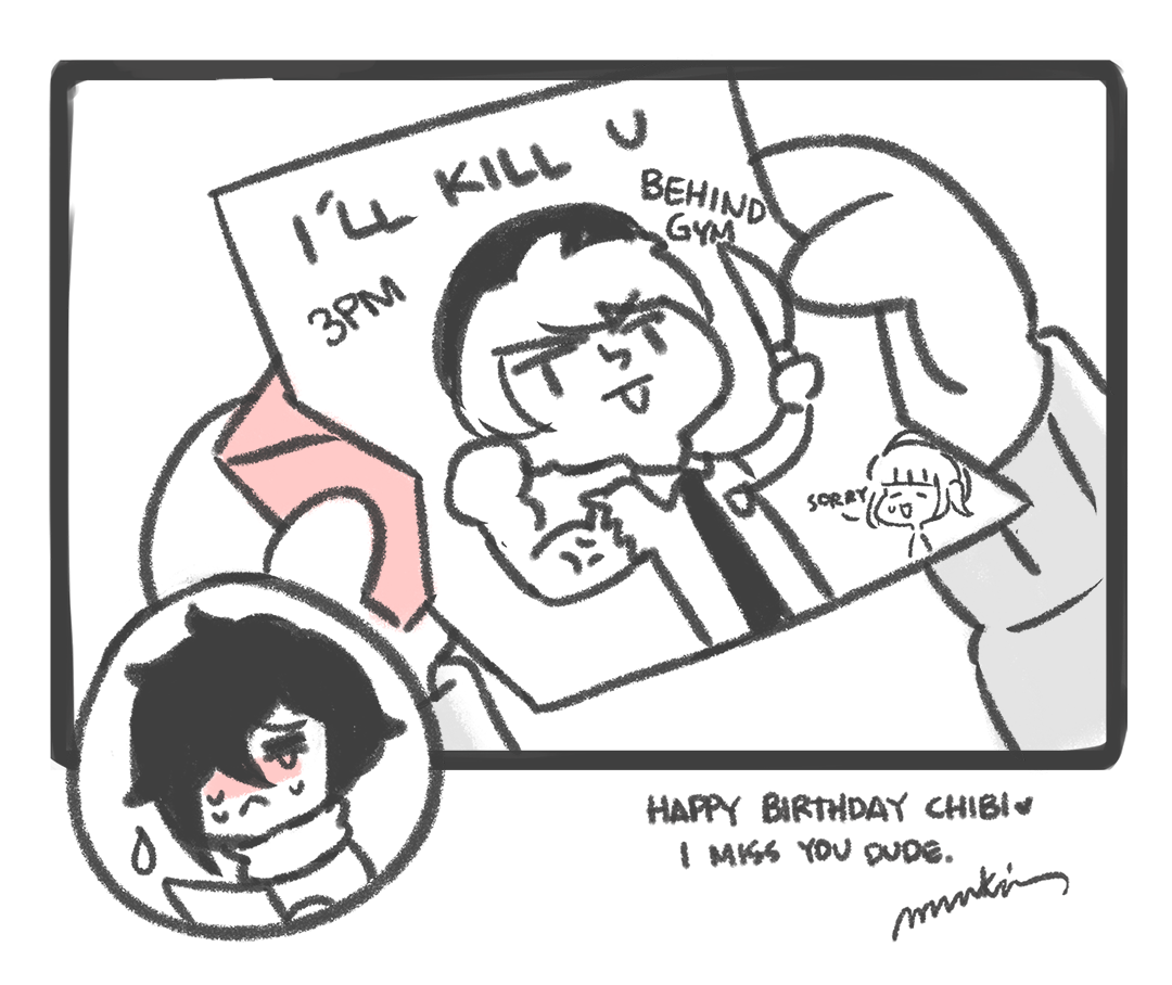 Happy birthday @unartichoke I hope you see this one day ? 