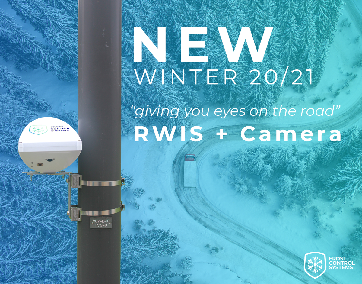 New for this winter, we've added a camera to our Mini RWIS to easily confirm current road conditions. 

Send us a message for more information on our RWIS + C for your community. frostcontrolsys.com/about

#RWIS #SmartCity #IoT #RoadSafety