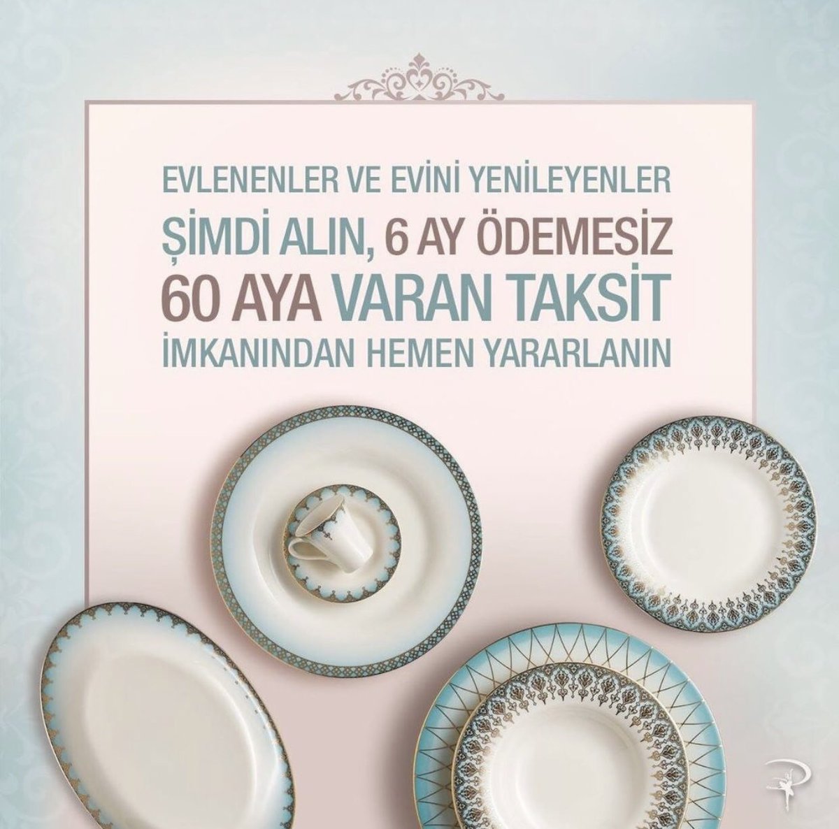 Evlenenler ve evini yenilenenler için Porland’dan büyük fırsat..✨

Şimdi alın, 6 ay ödemesiz 60 aya varan taksit imkanından yararlanın.

👉Detaylı bilgi için Porland mağazamıza davetlisiniz.!✨

#ByzOutlet #Avm #AlısverisinHerRengi #Porland #Fırsat #Çeyiz #Porselen #Tasarım