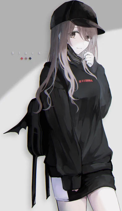 黒い甜花ちゃん 