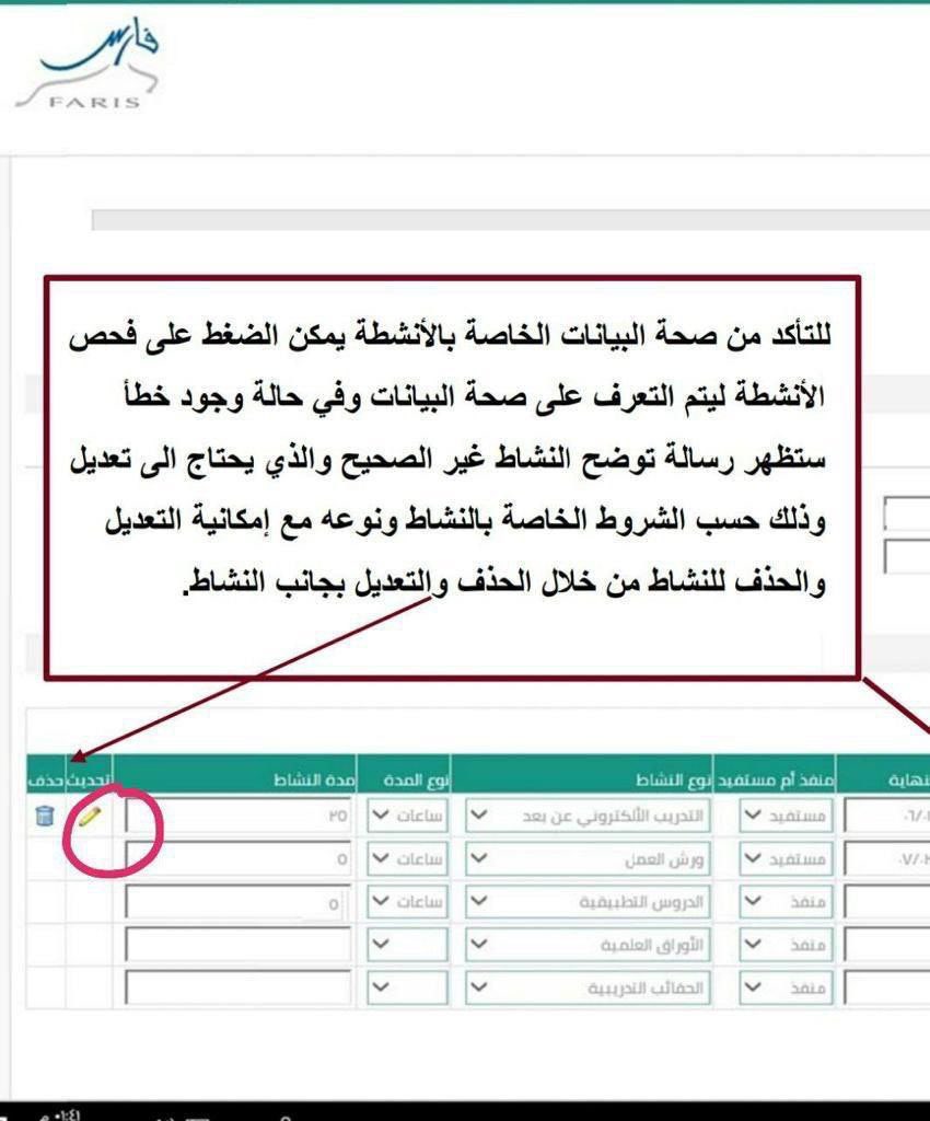 هام 🔴
للمعلمين والمعلمات 
🔺بعد الانتهاء من ادراج ساعات التطوير المهني 
🔺اضغط على زر فحص الأنشطة لمعرفة الأنشطة المعتمدة وغير المعتمدة والصحيح والخطأ .