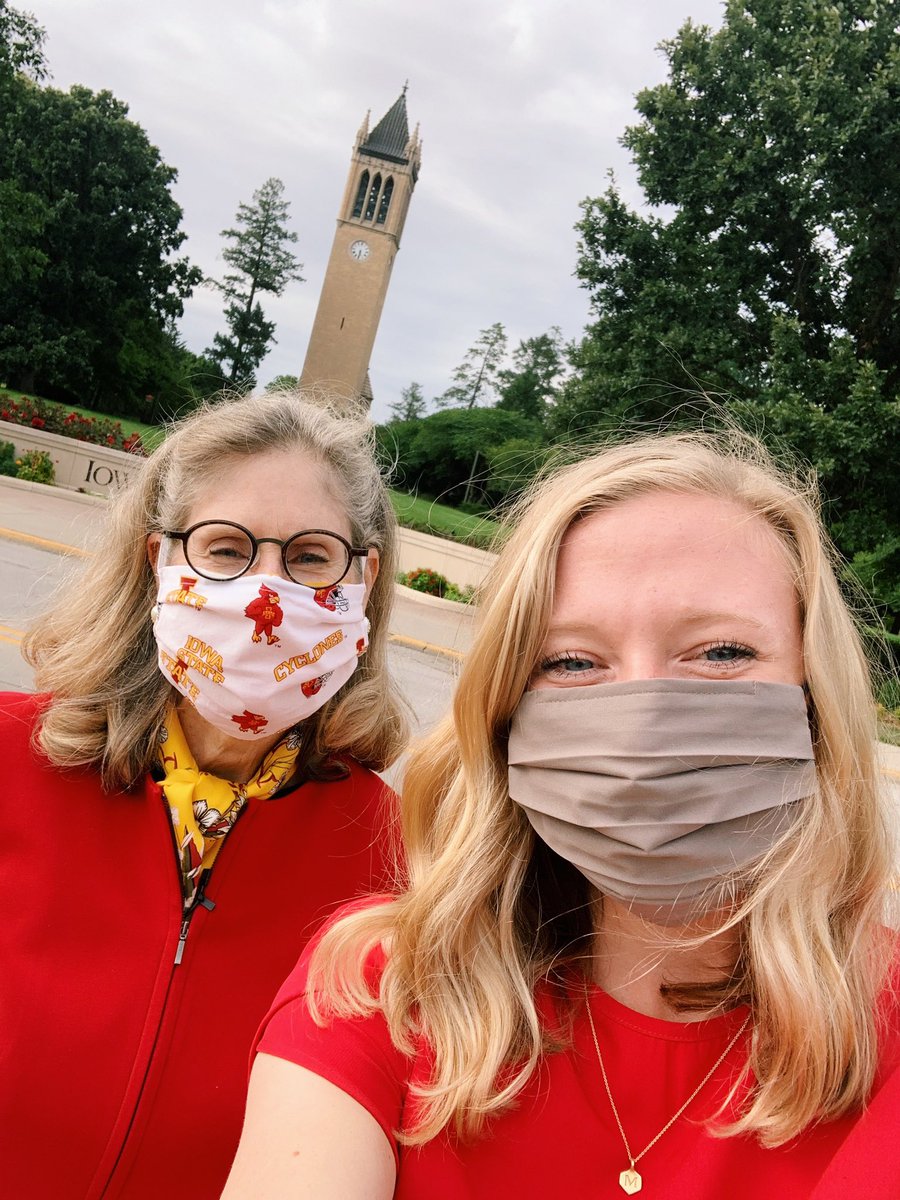 ISUStuGovPres's tweet photo. Presidents mask up, so should you! #CyclonesCare #StepUpMaskUpIA https://t.co/K3QGy7lcCC