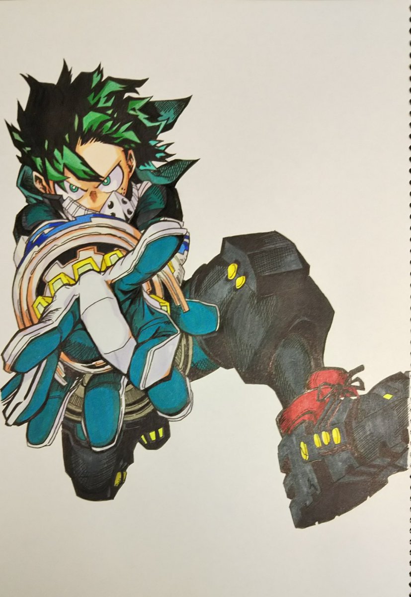 僕のヒーローアカデミア】 ジャンプ表紙のデク！！ #ヒロアカ #緑谷出