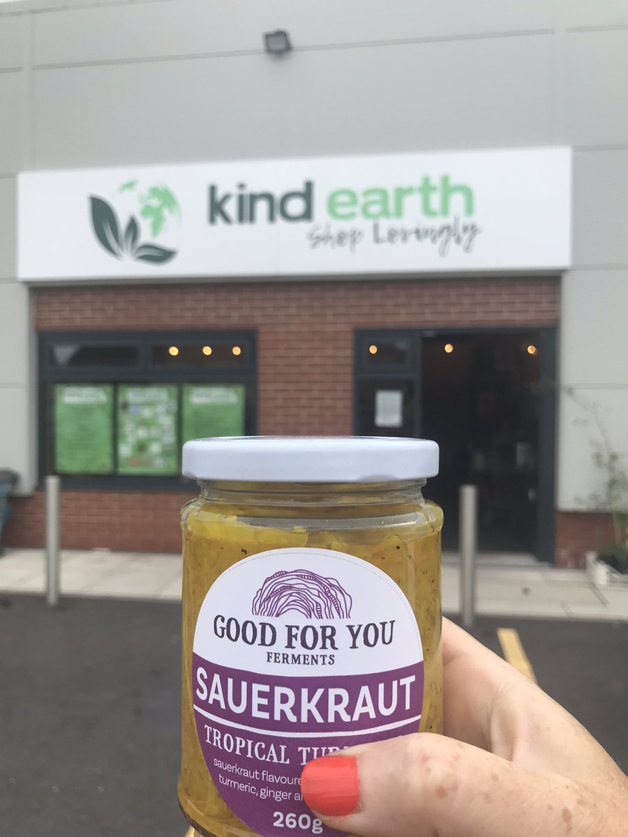 All stocked up at @kindearthllanelli 😁 #sauerkraut #fermentedfoods #vegan #veganfood #veganshop #healthyfood #healthy #guthealth #guthealthmatters #immunebooster