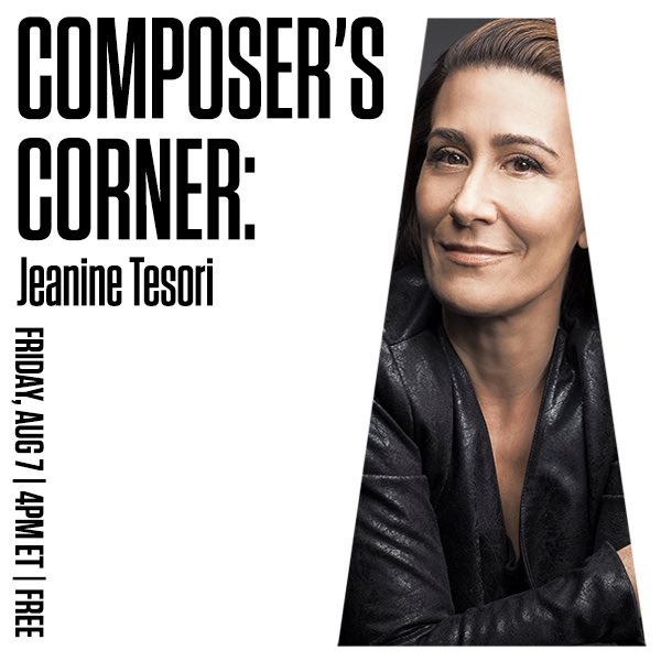 AtlanticTheater's tweet photo. This week’s #LivewithAtlantic is #ComposersCorner —  an intimate listening party-meets-conversation with the multi award-winning Jeanine Tesori. RSVP for free here: https://t.co/gnoYBrhdnm https://t.co/WBnSthEUM4