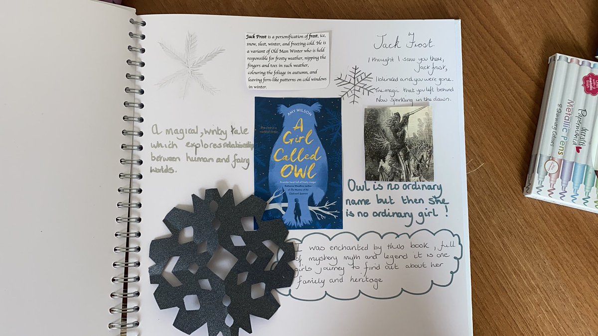 judi1670's tweet photo. Inspired by @Teacherglitter I am making a scrapbook of the books I read this summer and hoping to inspire some of our children in September to read them too https://t.co/OgodfFErAb