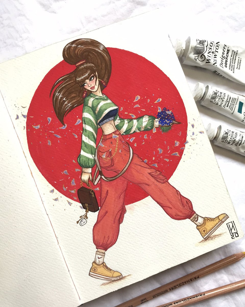 ArtLoungein's tweet photo. NEW ARTIST FEATURE: Hiral Jadhav @demonicbetty , an acrylic, gouache & mural artist.
"Having an art style is important but don't feel like you have to stick to one format of illustrations. Keep on experimenting. Keep creating. "
#artist #acrylicartist #anime #newartistfeature https://t.co/5ynueW7aOi