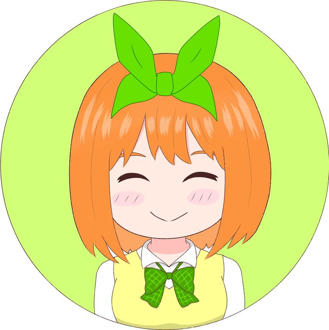 きゃさんがTwitterに投稿した中野四葉(五等分の花嫁)のイラスト。