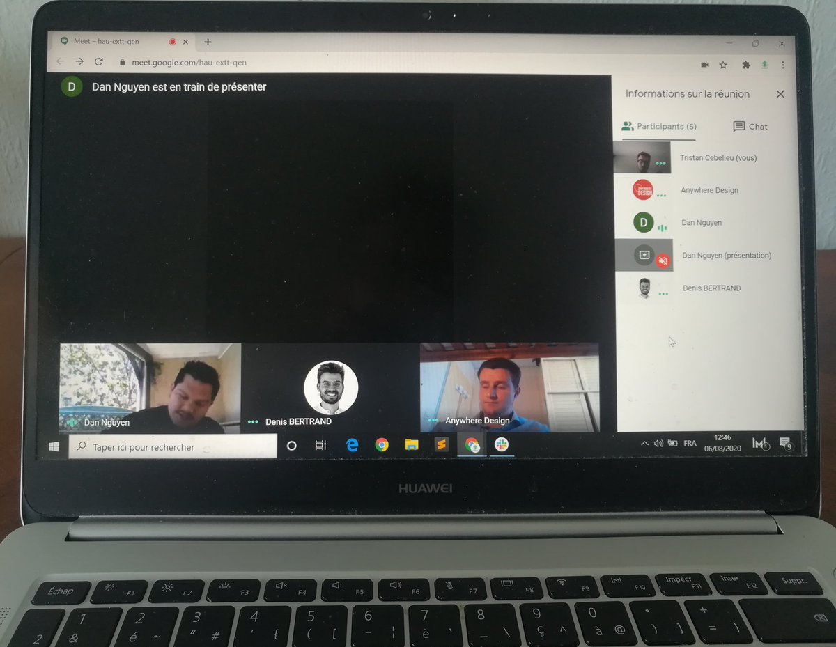 Tristan_Cbl's tweet photo. Réunion avec @challenkers et @DenisBrtrd autour d'un #projet commun qui verra le jour rapidement ⏰⏰
Au programme : de l'#innovation pour le numérique en pharmacie, #staytuned
Plus d'informations très prochainement... 📅
Cc @Pharma_ANEPF @Antoine_ANEPF @mariochlb @vponsinet https://t.co/EWC8GpIQx1