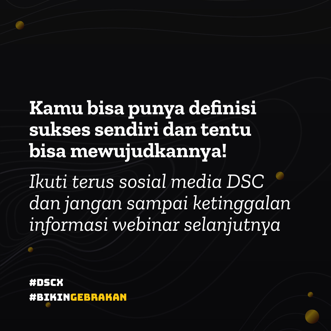 Diplomat_Sukses's tweet photo. Bagi sebagian orang arti sukses bukan soal materi, seperti David Soong Founder SweetEscape dan
Steve Saerang VP of Communication DANA Indonesia mereka mempunya definisi dalam sukses dikehidupannya. Bagaimana dengan kamu?

#BIKINGEBRAKAN #DSCX https://t.co/rI97E1RcUE