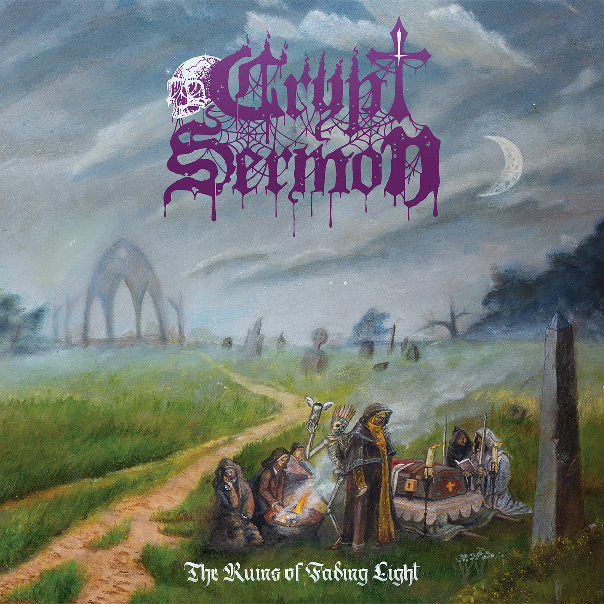 Crypt Sermon Epic Doom ML: ~9000My Fav Album: The Ruins of Fading Light One of my absolute jams. From the fantastic baritone vocals to the NWOBHM inspired dual leads, and to the lyrical fusion of occult and religious allegory. Out of the Garden is good, Ruins is Fantastic.