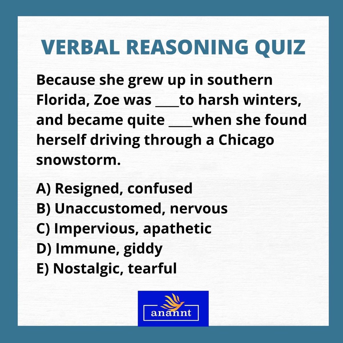 ananntedu's tweet photo. Try attempting, because we know you can do it!!! 

#Quiz #Learnwithanannt #GRE #GMAT #IELTS #TOEFL https://t.co/Fgq6bqKnxv