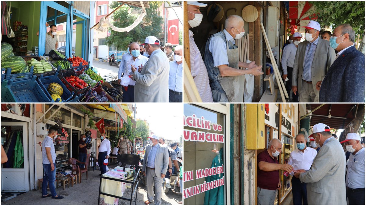 oguzelikymk27's tweet photo. Vali Yardımcımız Tayfur ELBASAN, tüm Türkiye’de olduğu gibi ilçemizde de gerçekleştirilen Koronavirüs Tedbirleri Denetimine katılarak, vatandaşlarımıza; 
Maske   😷
Mesafe  ↔️
Temizlik 🧽
kurallarına riayet etmeleri noktasında uyarılarda bulundu.
#SağlıkİçinHepimizİçin https://t.co/ocwL09IYUA
