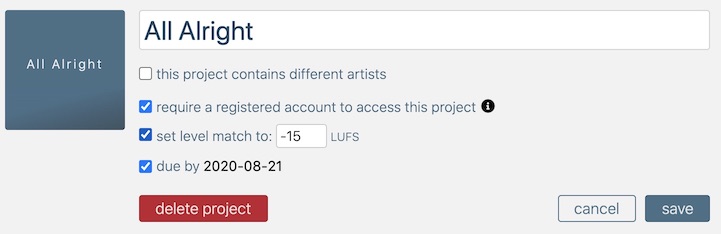 stacktune's tweet image. stacktune 1.11.0 now comes with configurable level-match. Set a target loudness for your project, or let us figure out an appropriate default.